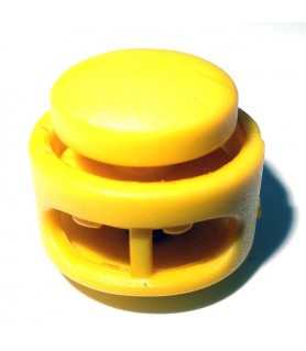 Round Cord Lock Stopper - Two Hole