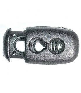 Oval Cord Lock Stopper -Two Holes