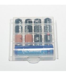 Plastic Box AA AAA batteries
