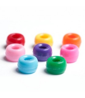 Plastic Beads - 6 x 9 mm | Color